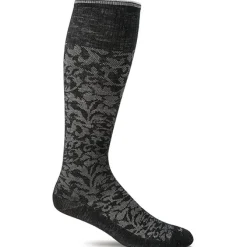 SockWell Women's Damask Knee High Socks 15-20 mmHg