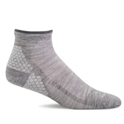 SockWell Women's Plantar Sport Quarter Socks (Grey)