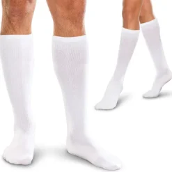 Therafirm Core-Spun Firm Support Men's and Women's Knee High Socks 20-30 mmHg