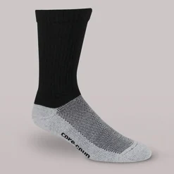 Therafirm Core-Spun Light Support Men's and Women's Crew Socks 10-15 mmHg
