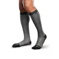 Therafirm Core-Spun Mild Support Socks Trendsetter 15-20 mmHg (Black/Grey)