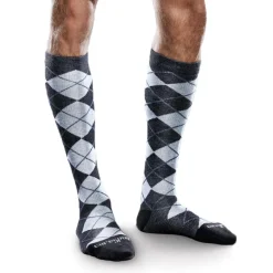 Therafirm Core-Spun Moderate Support Patterned Socks 20-30 mmHg