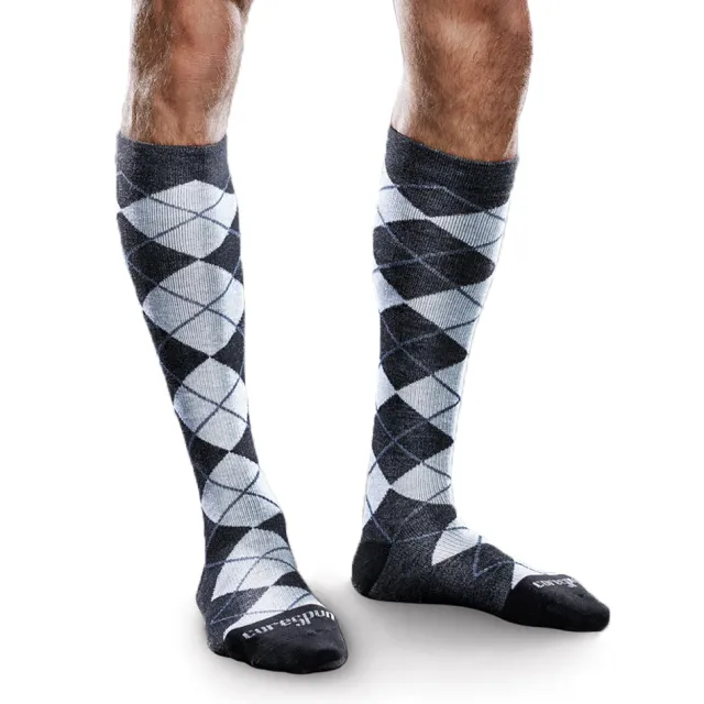Therafirm Core-Spun Moderate Support Patterned Socks 20-30 mmHg