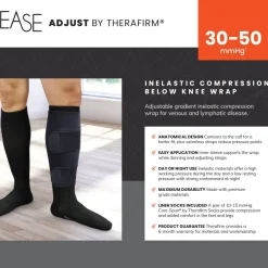 Therafirm Ease Adjust Inelastic Compression Below Knee Wrap