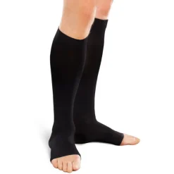 Therafirm EASE Opaque Unisex Open Toe Knee Highs 20-30 mmHg