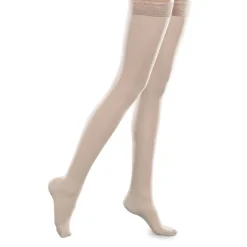 Therafirm EASE Sheer Thigh Highs w/Silicone Band 15-20 mmHg