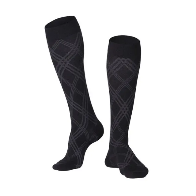 Touch Compression Men's Argyle Pattern Socks 15-20 mmHg