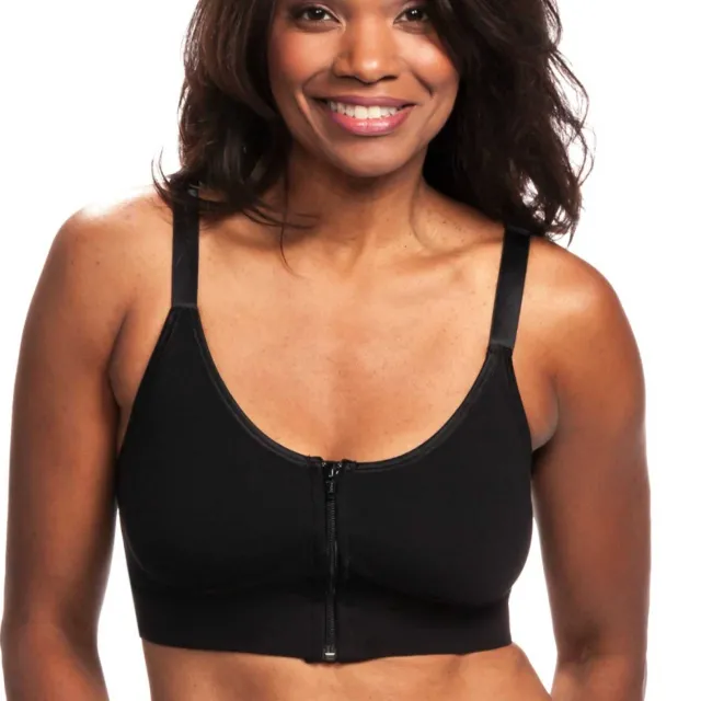 Wear Ease 752 Allyson Bra w/Fiberfill Breast Forms & Drainage Tube Pouches