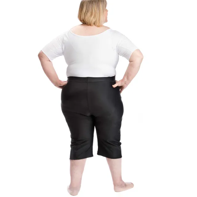 Wear Ease 615 High Waist Compression Capri Plus Size